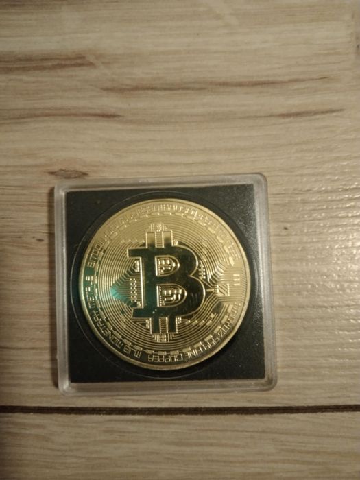 Kolekcjonerska moneta bitcoin