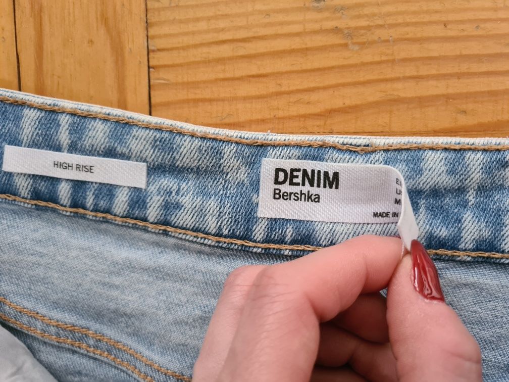 Spódniczka jeans denim Bershka mini 38