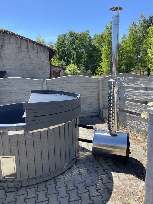 Jacuzzi, hot tuba, ruska beczka, hydro masaz kompozyt, premium.