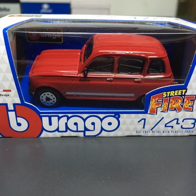 Renault 4L 4 L 4 GTL - Escala 1/43 - Burago - NOVO com caixa