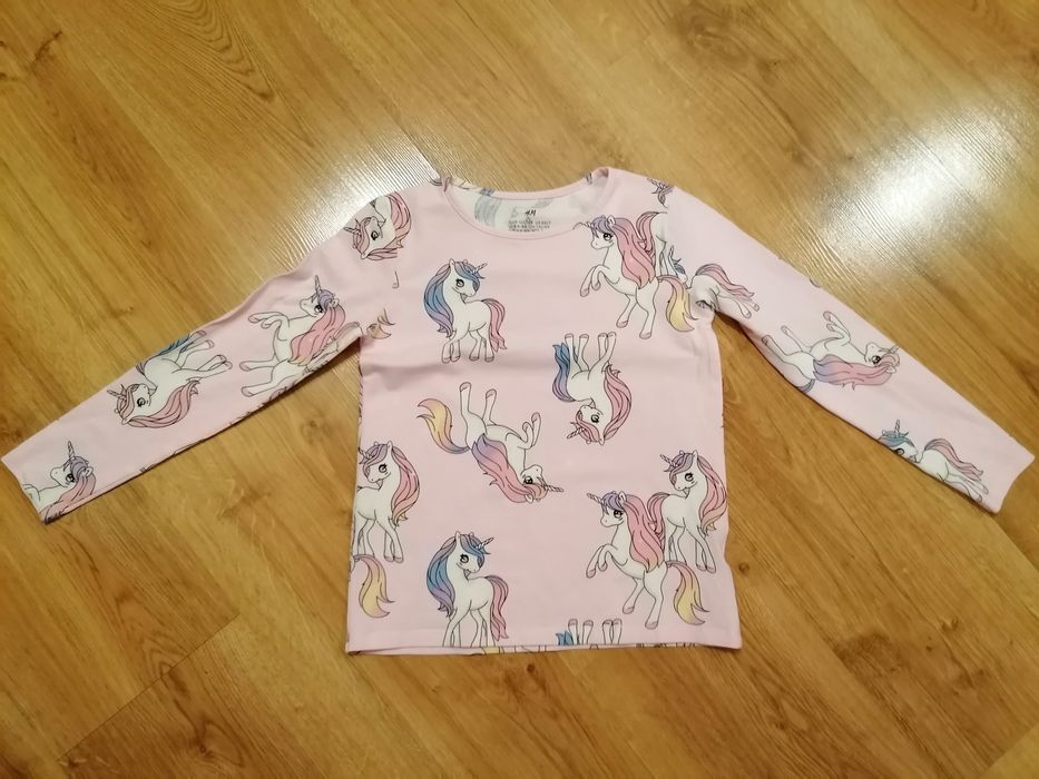 Bluzeczka hm 122/128 jak nowa