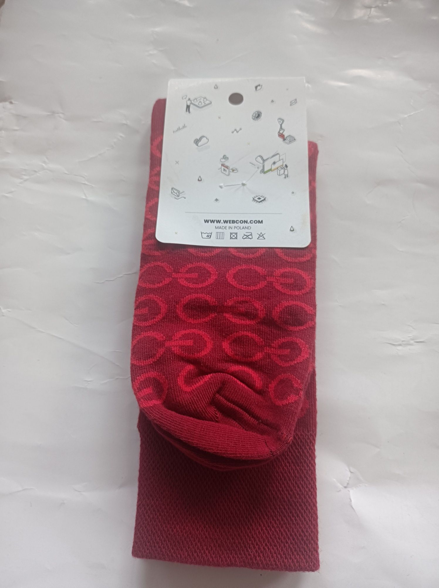 Skarpety bordowe  rozm 41 nowe