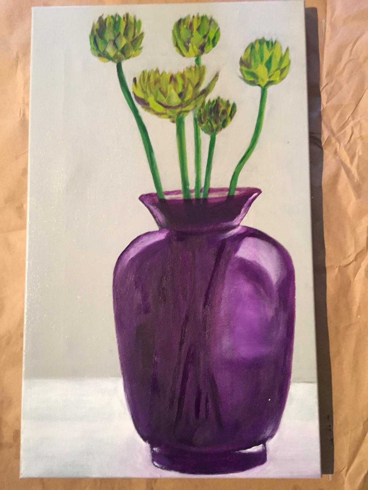 "Alcachofras" Pintura