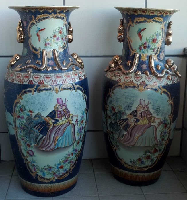 Jarrões de decoração oriental