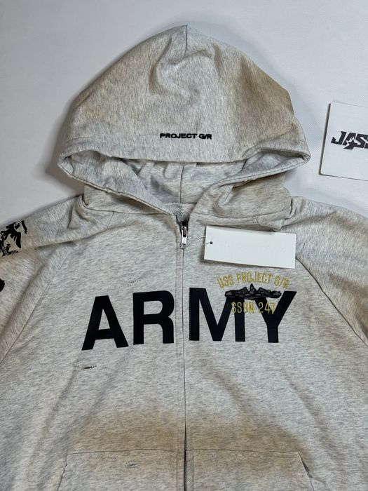 Худі зіп Project Grailz G/R ARMY | Проект гр худи