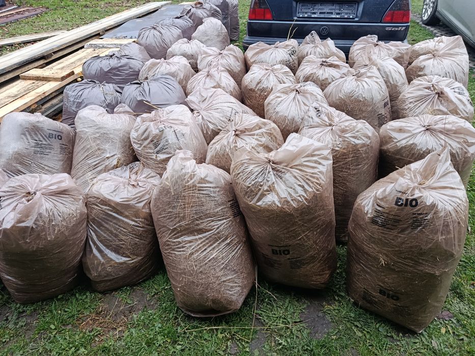 Słoma/siano w workach bio