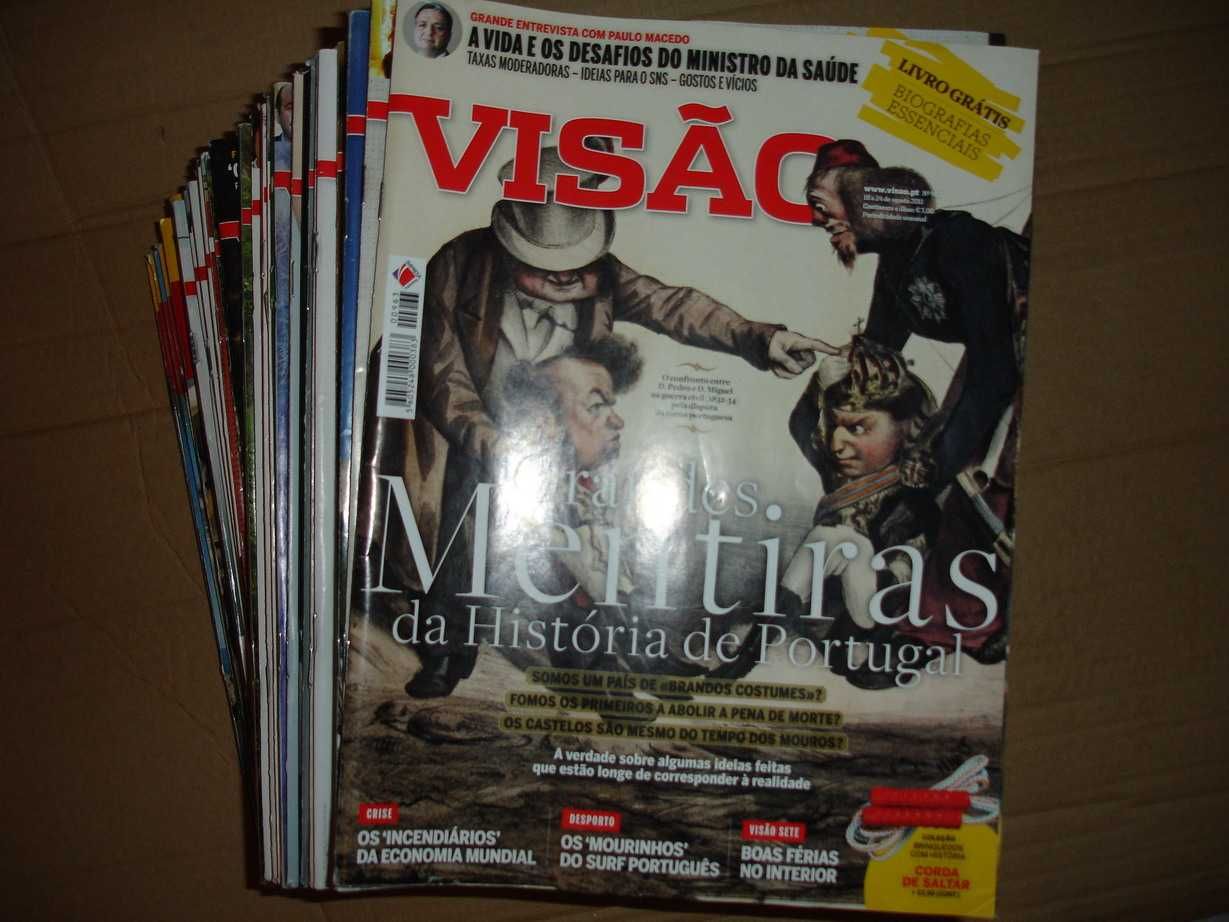 Revistas Jornal de Notícias, Visão, Premiere, Volta ao Mundo