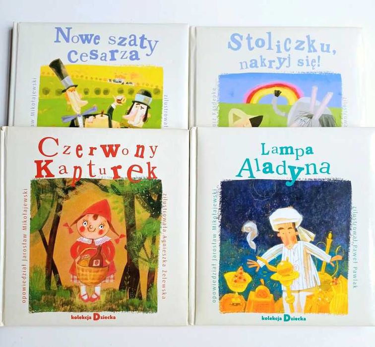 Nowe szaty Czerwony Kapturek Aladyn Stoliczku nakryj się audiobook CD