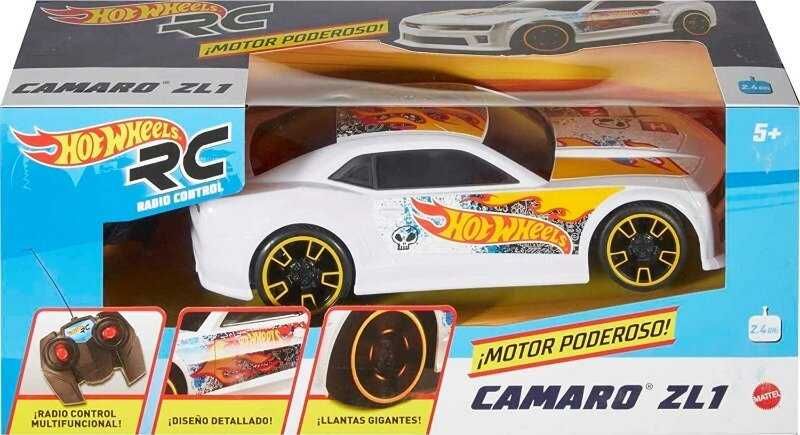 Велика машина Камаро Hot Wheels RC White Zl1 Camaro на р/у, оригінал