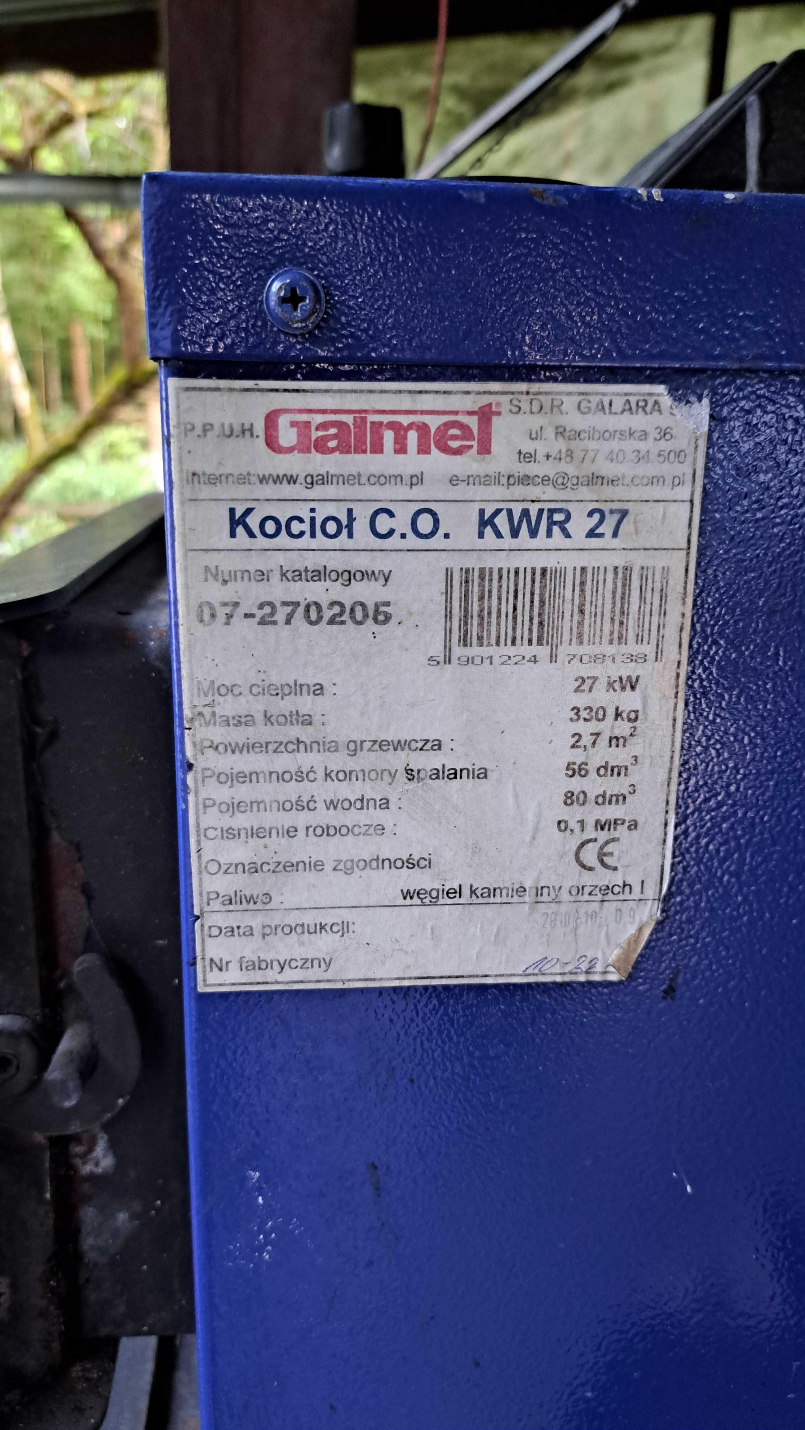 Piec Kocioł C.O. KWR 27