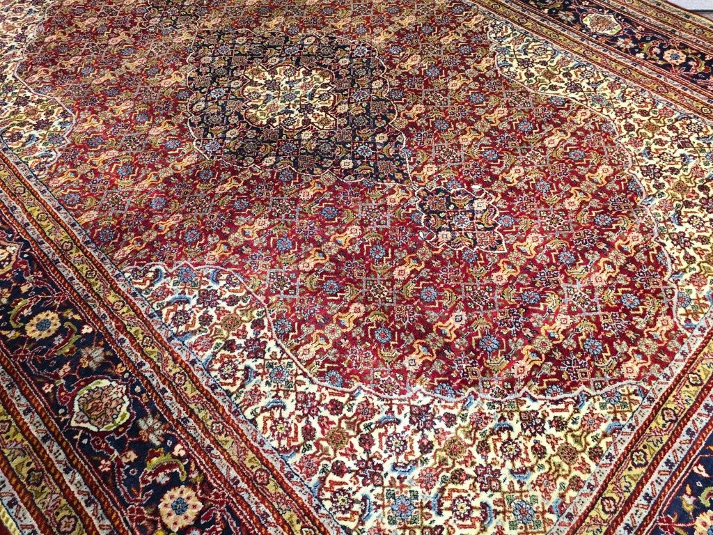 Kaszmirowy Tabriz - Przepełniony pięknem -  Perski dywan -  245x360