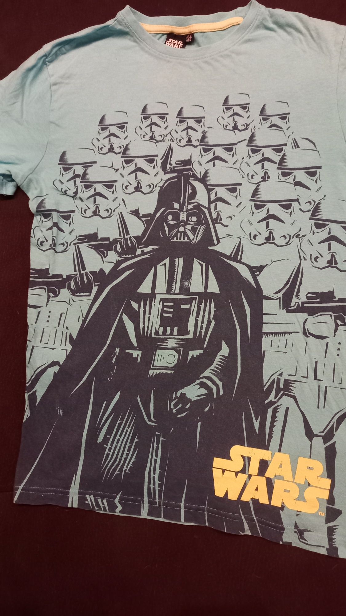 Tshirt Star Wars 158-164 niebieska S Jak Nowa