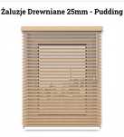 Sprzedam żaluzje firmy Karnix drewniane w kolorze pudding