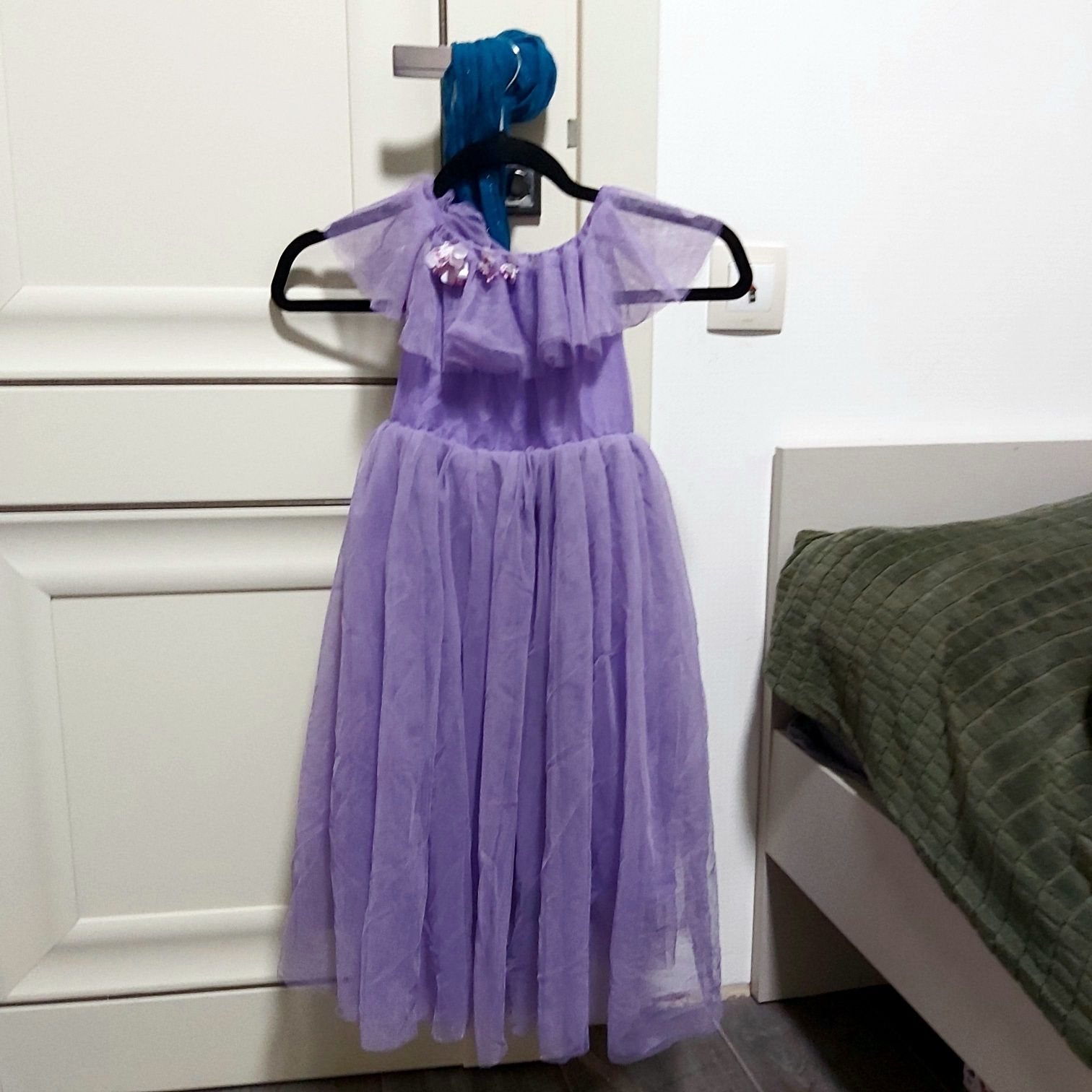 Платье для фотоссесии, лавандовое платье