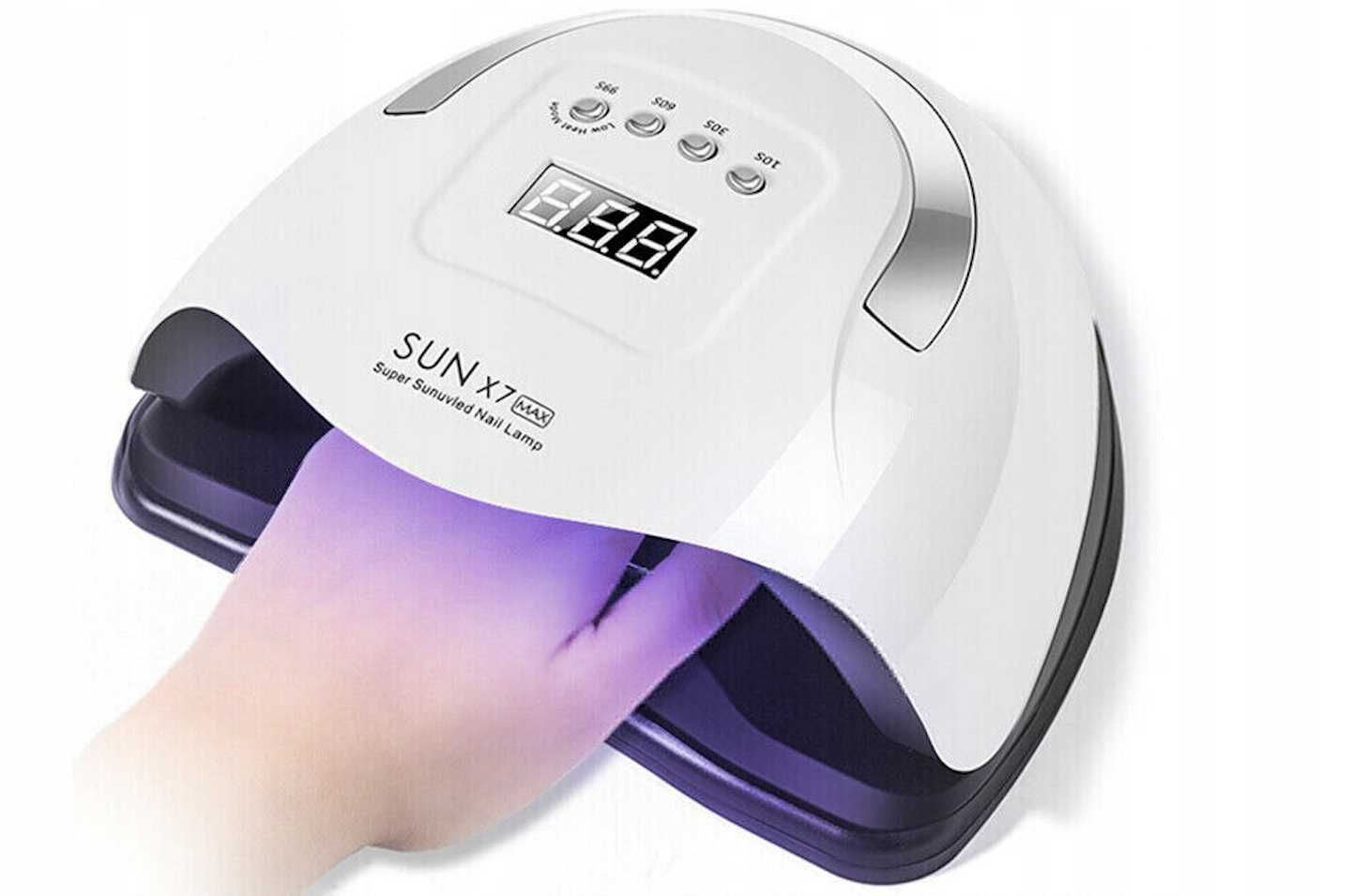 Lampa LED + UV 220 W - Doskonała do Manicure i Pedicure, NOWA!