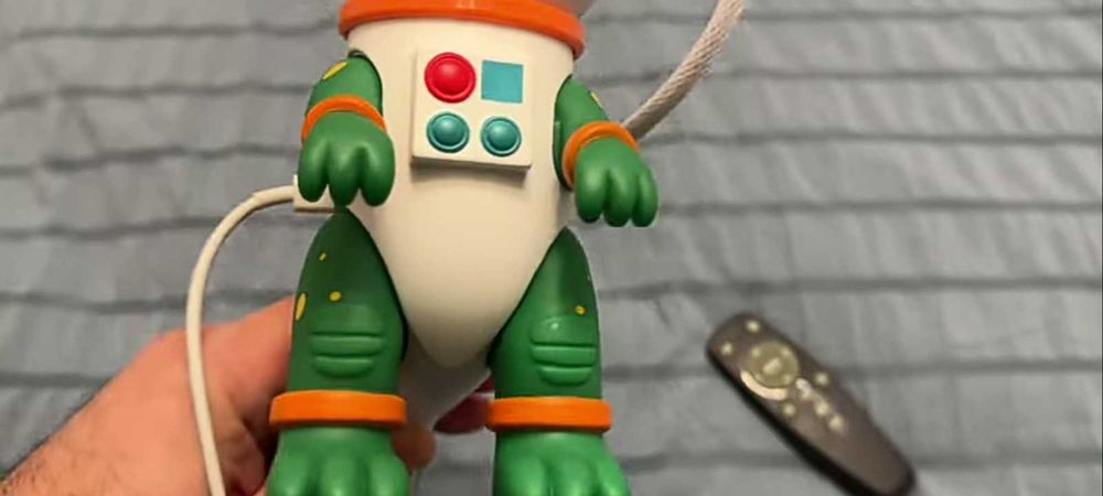 Нічник динозавр астронавт, лазерний проектор, зоряного неба, астронавт