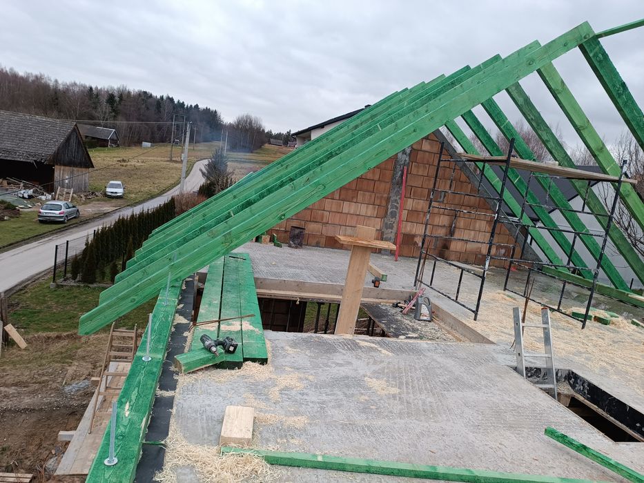 Budowa domów,Fundamenty,Dachy