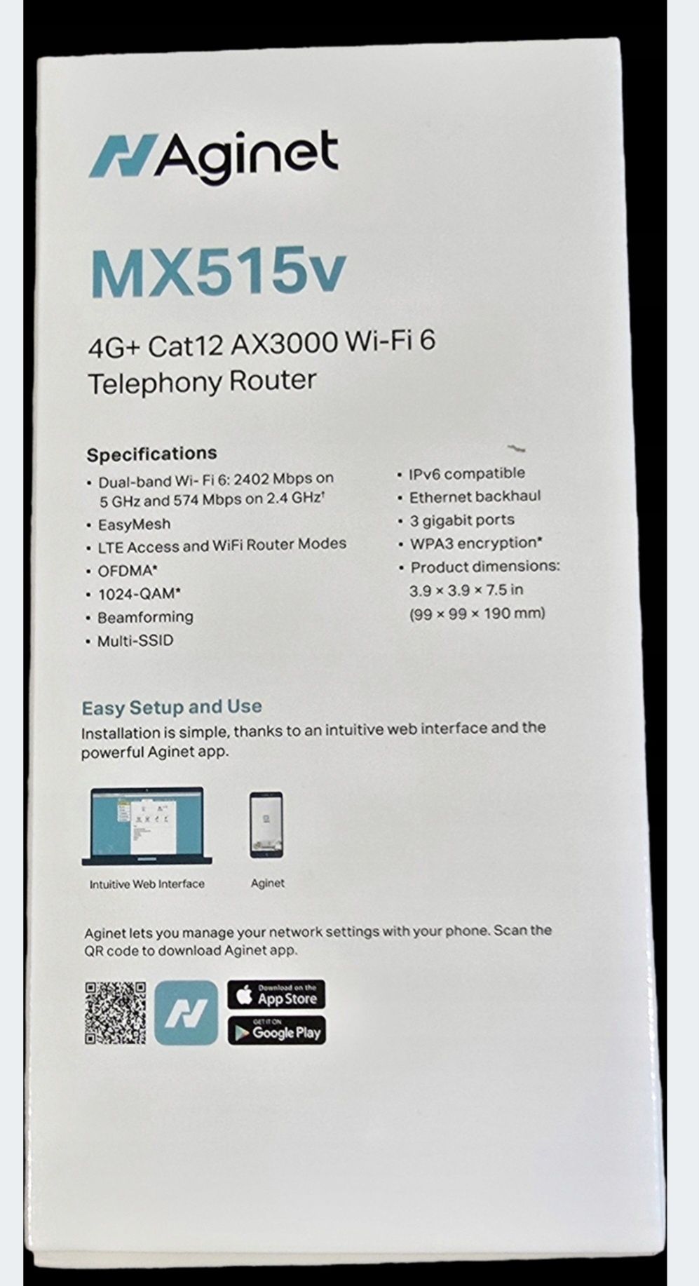 NOWY router 4G+ na kartę sim TP-LINK MX515V bez sim locka / FV23%