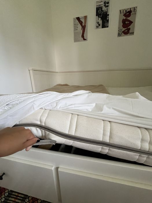 Cama IKEA + 2 colchões IKEA 80x200