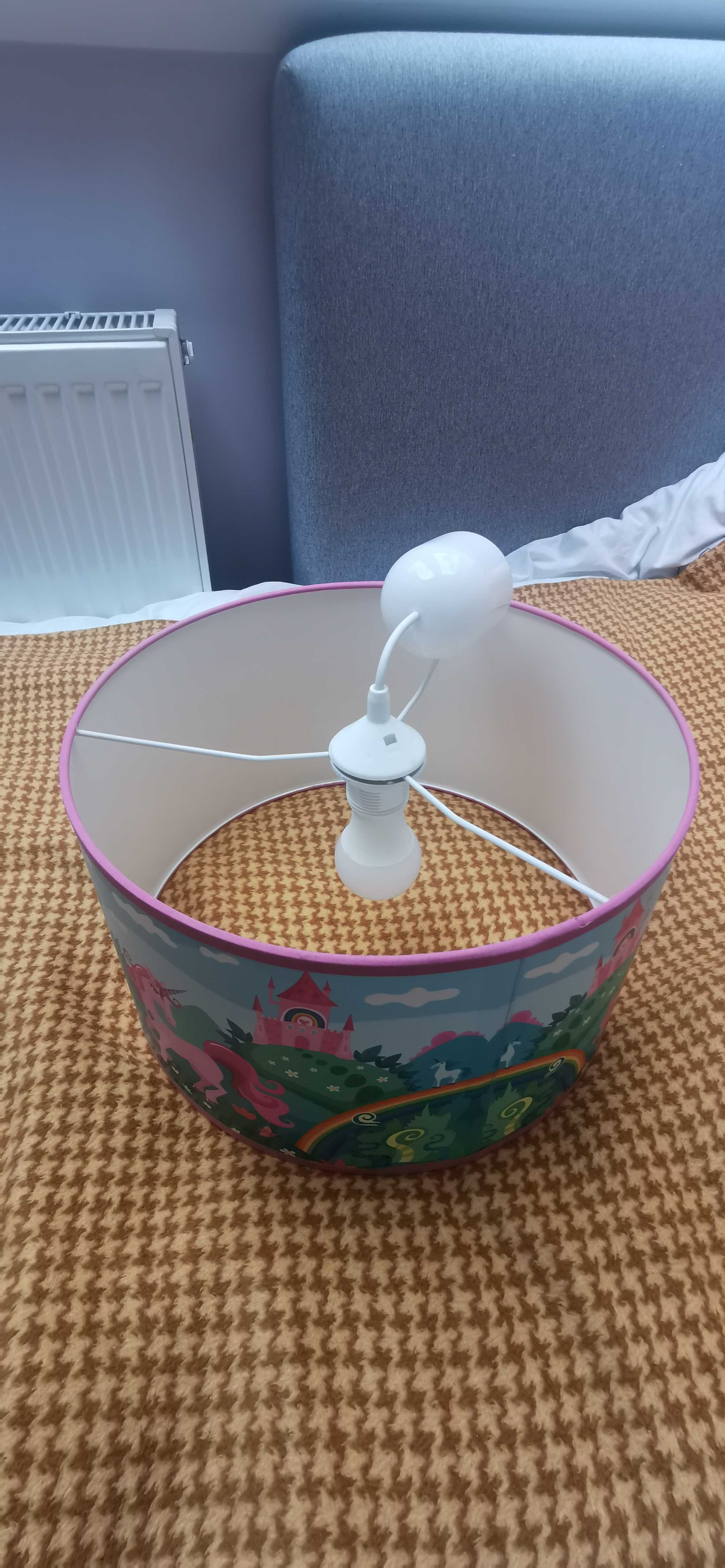 Lampa dziecięca jednorożec