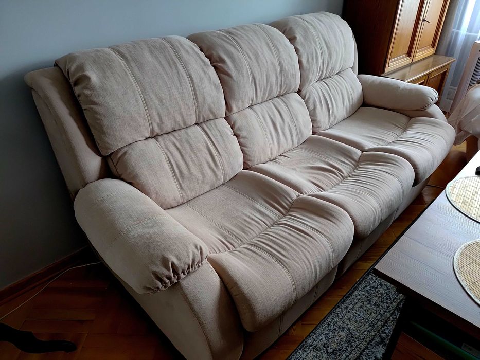 Kanapa rozkładana Fotele rokzładane. Zestaw wypoczynkowy