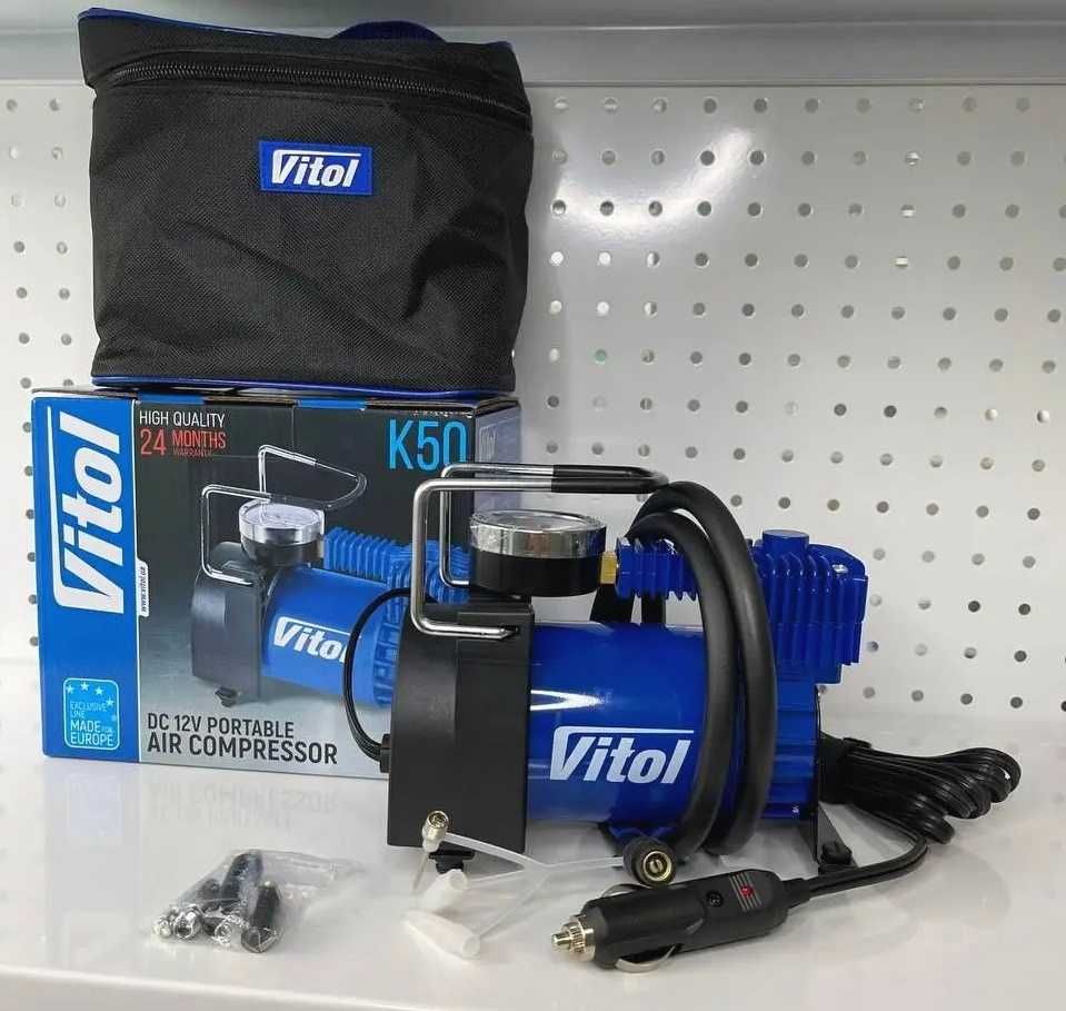 Компрессор VITOL автокомпрессор автомобильный насос
