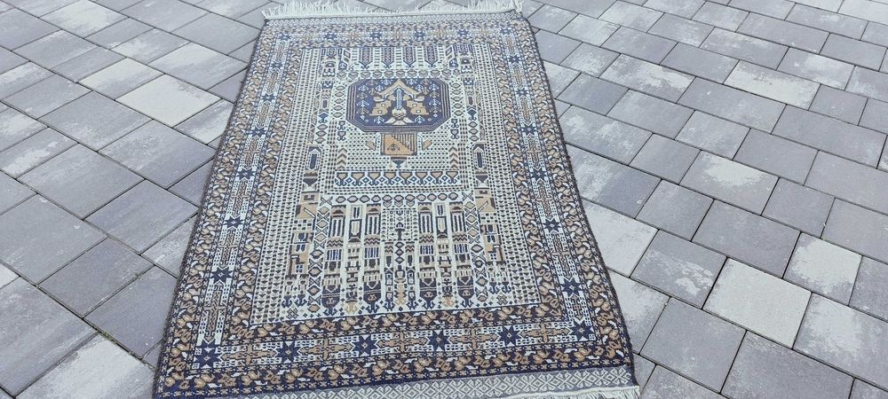Afghan Belouch dywan wełniany tkany ręcznie 160 x 94 cm wełna