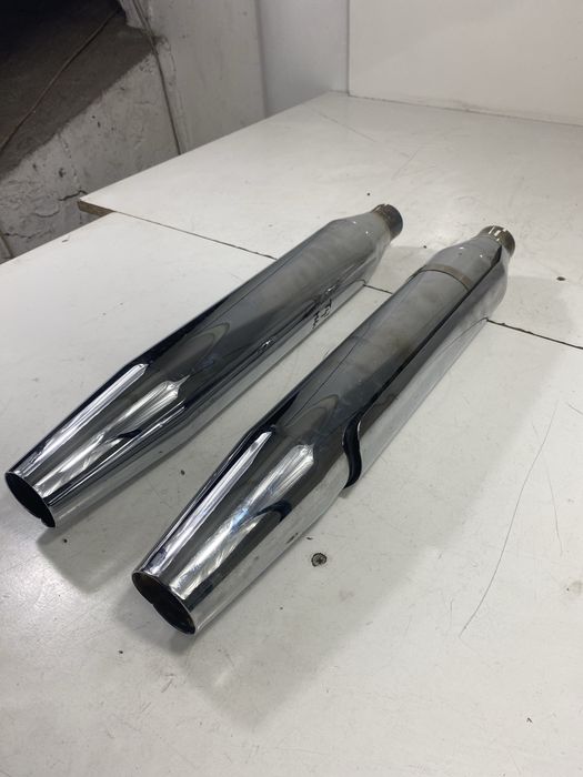 Harley Davidson Softail Heritage Wydech Tłumiki Komplet Chrom A872