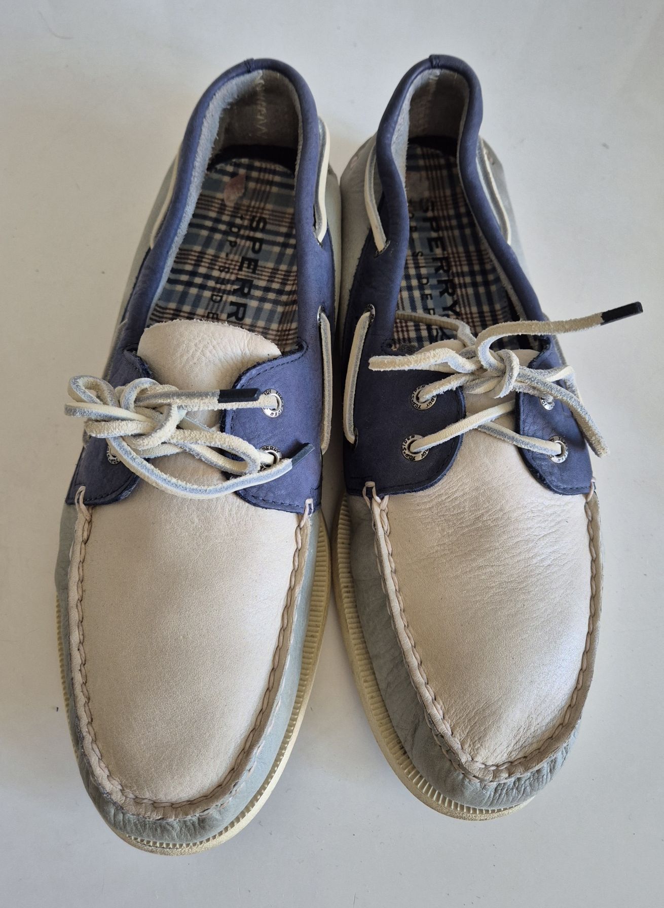 SPERRY TOP-SIDER roz. 12 46 skóra naturalna mokasyny żeglarskie