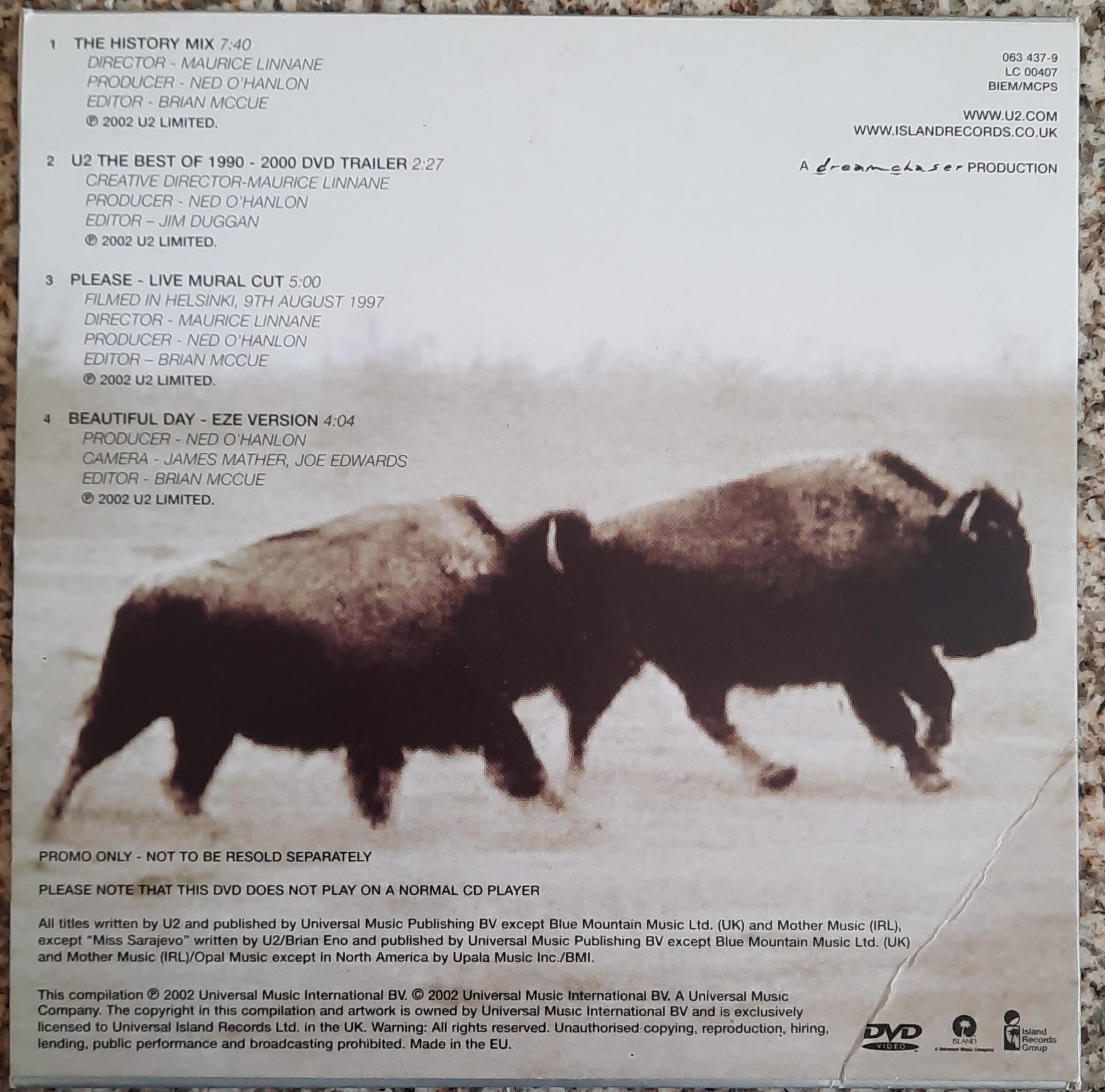 CD "U2: the best of 90-00"