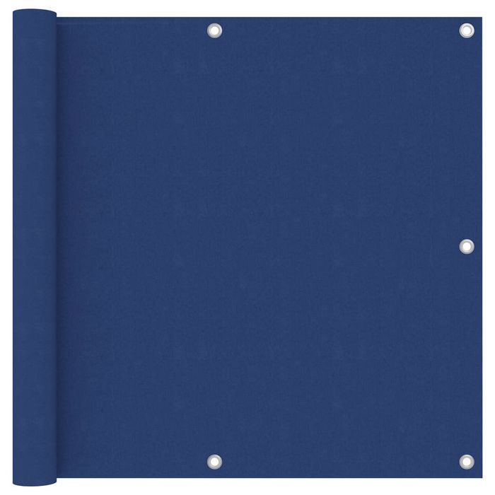 Vidaxl Parawan Balkonowy, Niebieski, 90X500 Cm, Tkanina Oxford