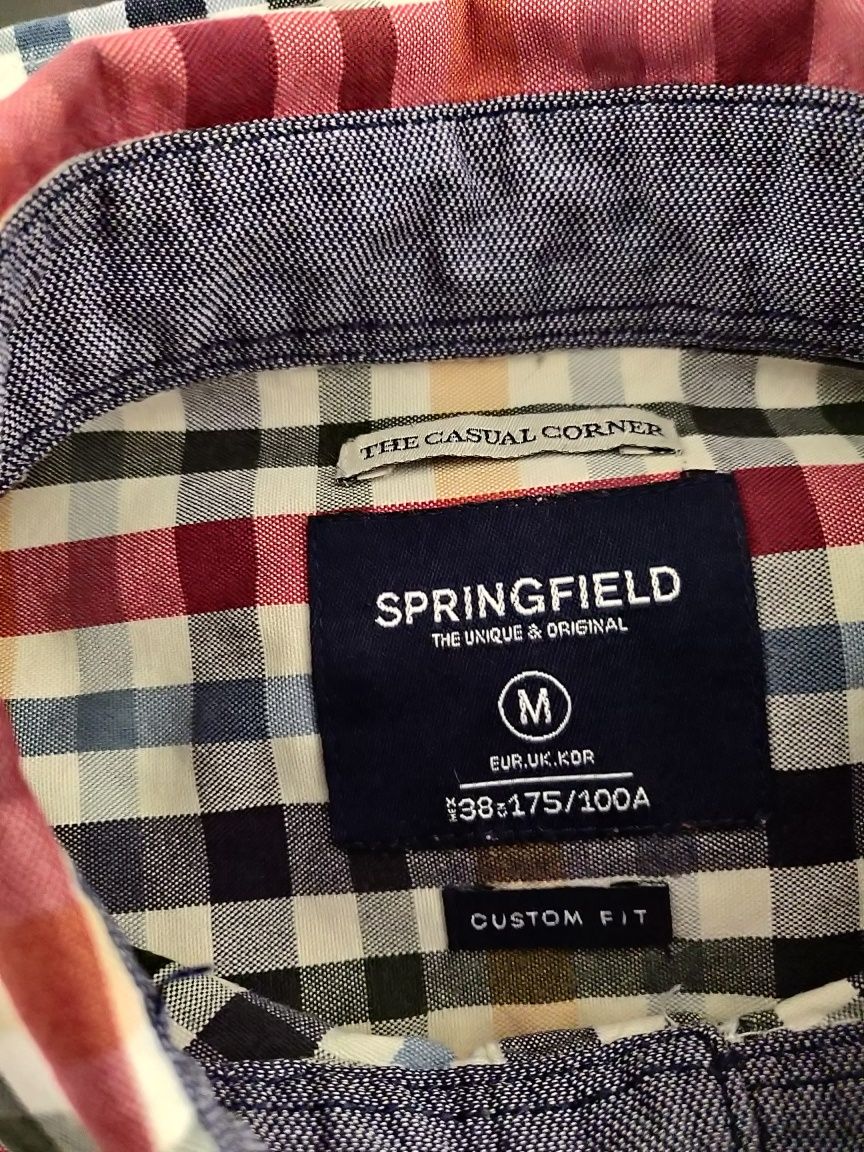 Camisa Springfield M em xadrez