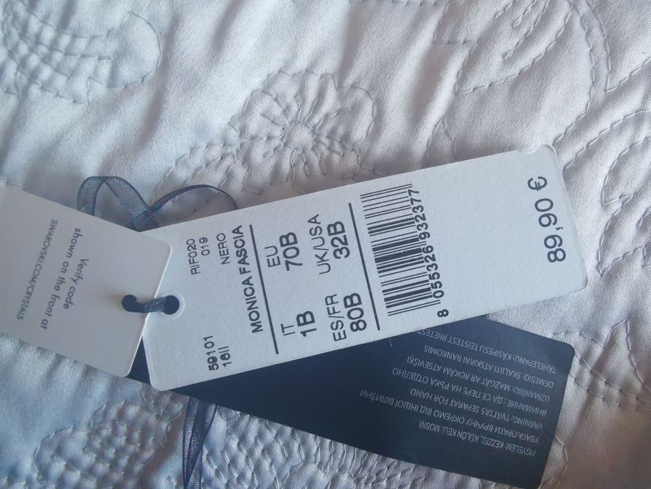 Soutien Intimissimi, com cristais swarovski, 32B