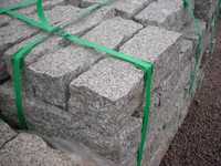 Palisada 40cm kostka granitowa brukowa palisady granitowe kora ziemia