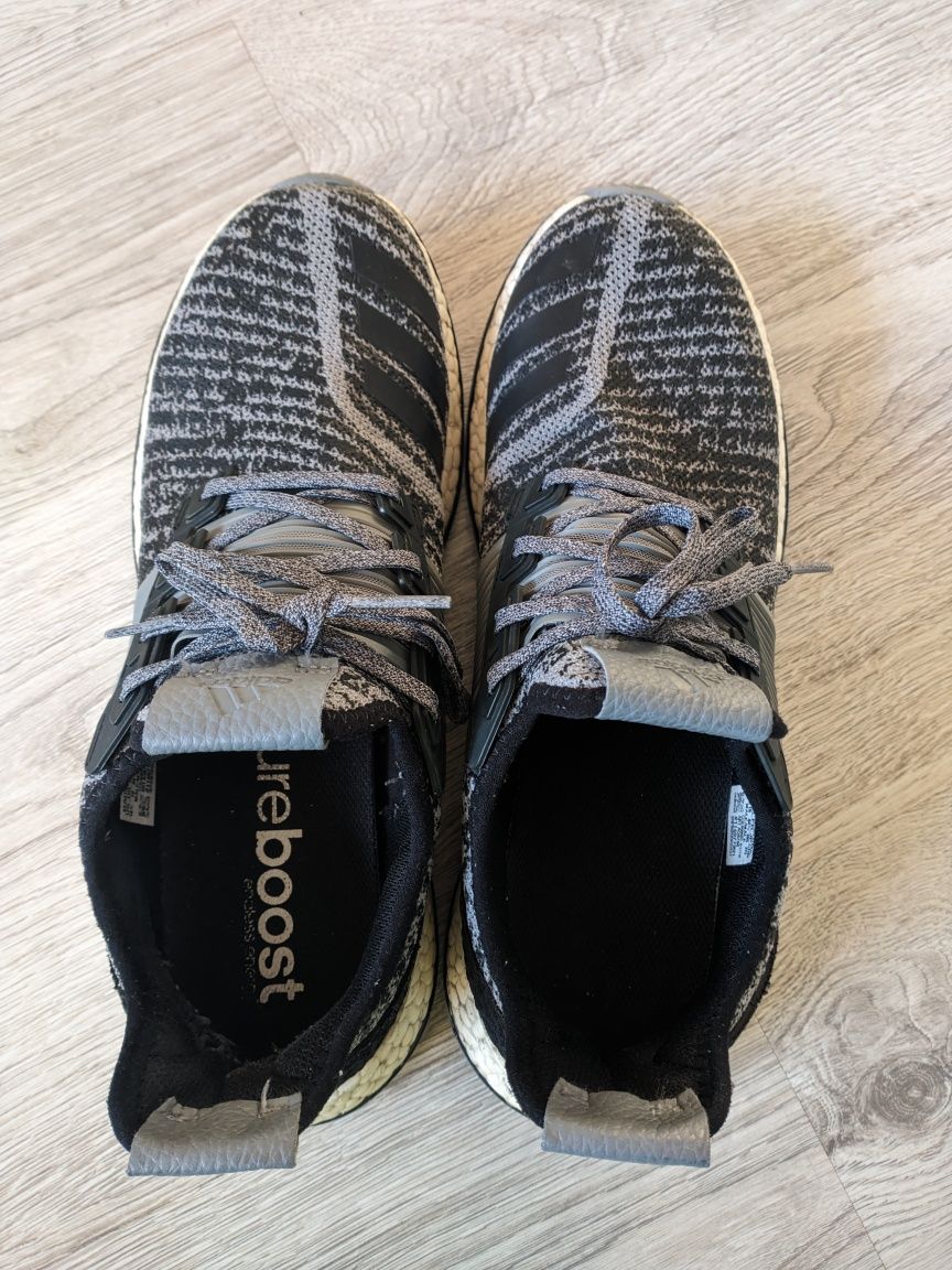 Adidas PureBoost szare melanżowe buty męskie 44 2/3 28 cm