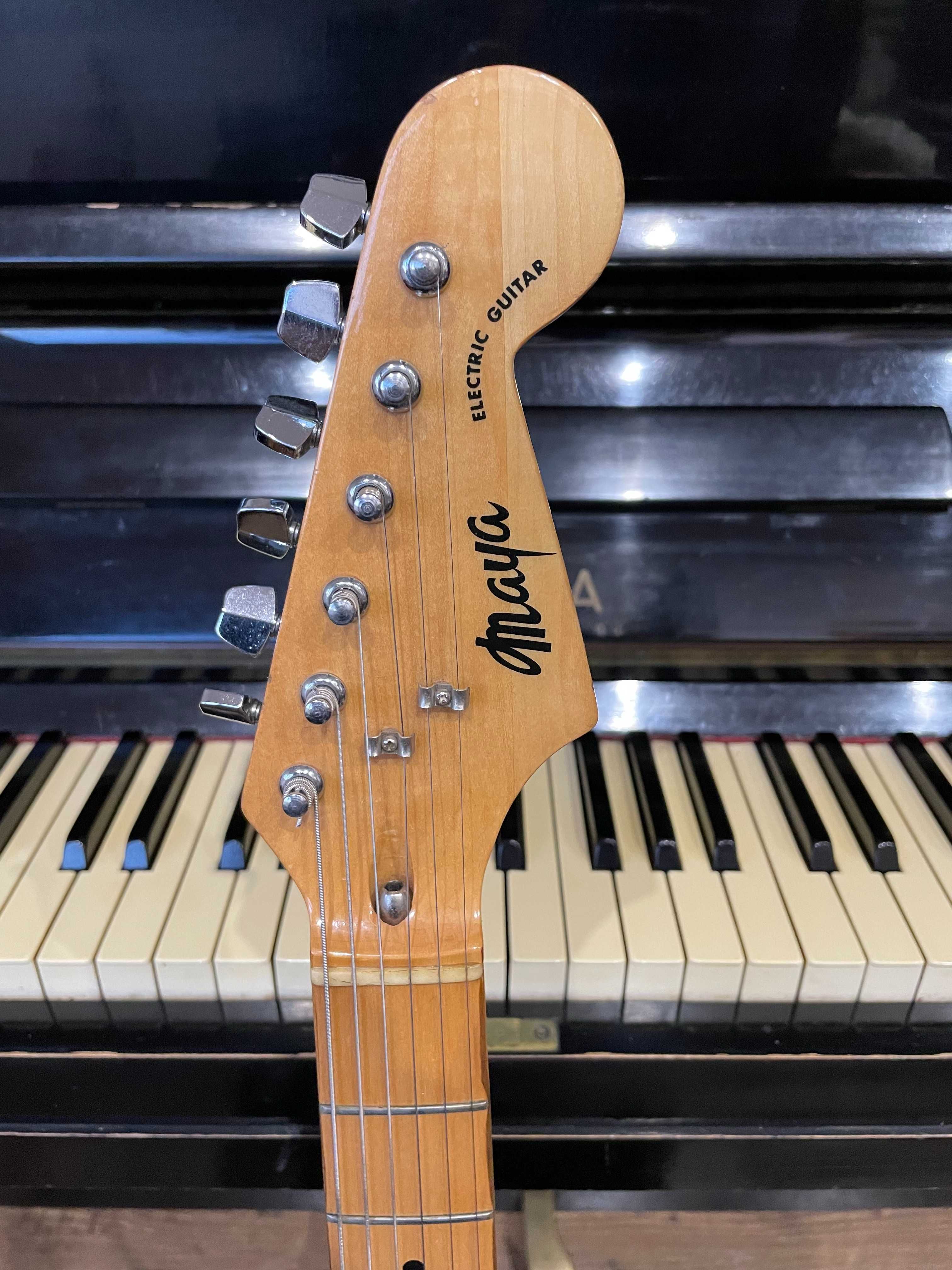Gitara MAYA stratocaster - japonia ok. 1980r - próbki brzmienia