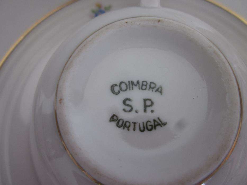 Serviço chá Porcelana Coimbra S.P.