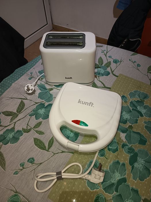 Vendo conjunto de eletrodomésticos Kunft – Torradeira + Tostadeira