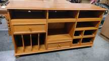 Vintage szafka RTV lite drewno stan BDB