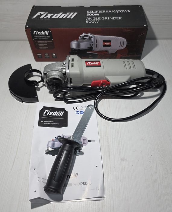 **Nowa szlifierka kątowa 500w Fixdrill - Stówka Grudziądz**