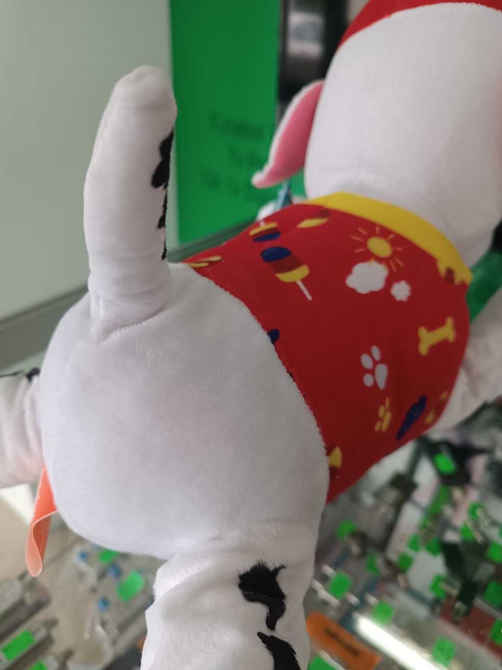 PROMO:Peluche Patrulha Pata Marshall Jumbo 50cm deitado