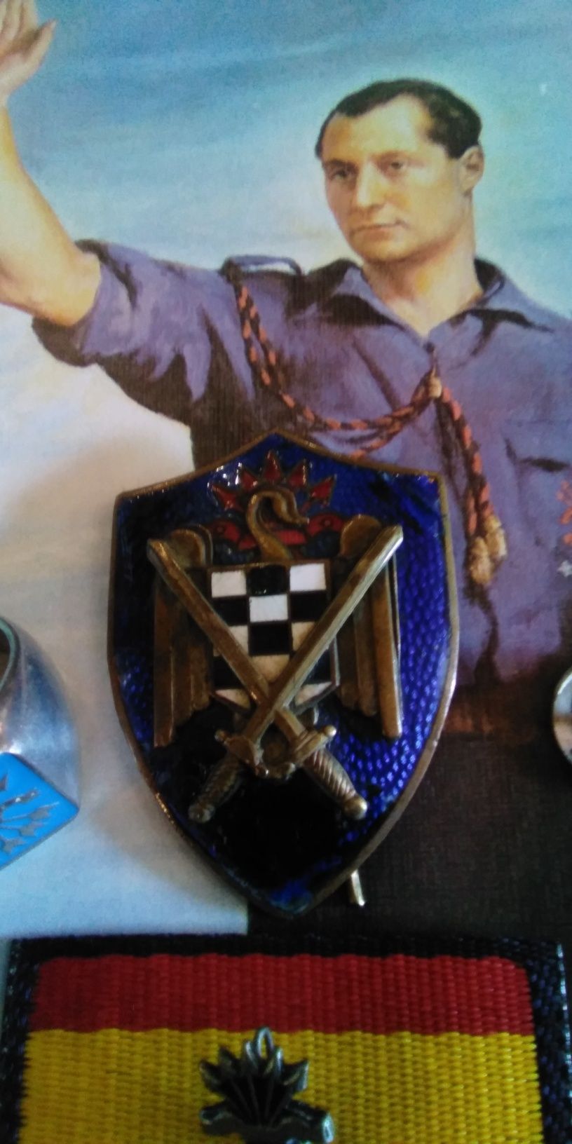 Militaria, FALANGE ,Divisão Azul, Mil Novecentos e quarenta quatro