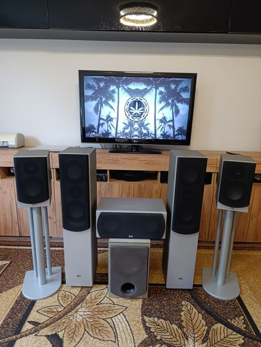 Kolumny Elac 105 II 101 II subwoofer aktywny sub 111.2 ESP Kino domowe
