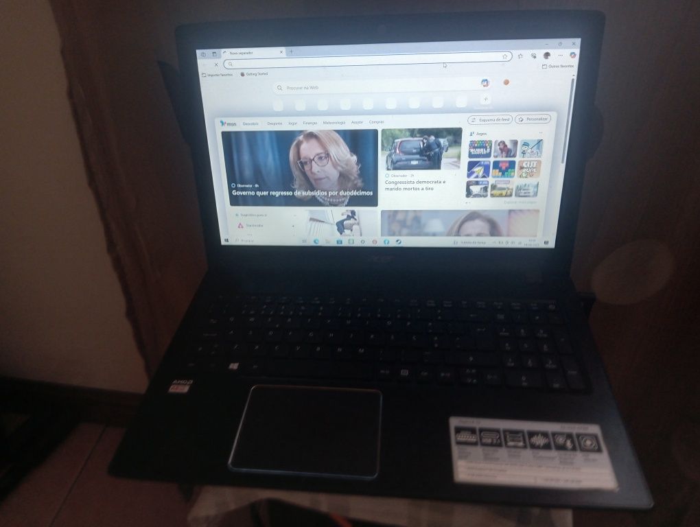 Portátil Acer Aspire