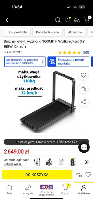 Walking pad Zipro Kingsmith