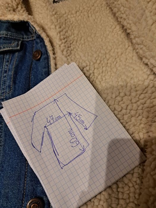 Kurtka dżinsowa damska zimowa z futerkiem * r S *