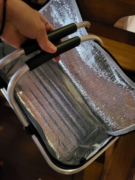 Термосумка синя.