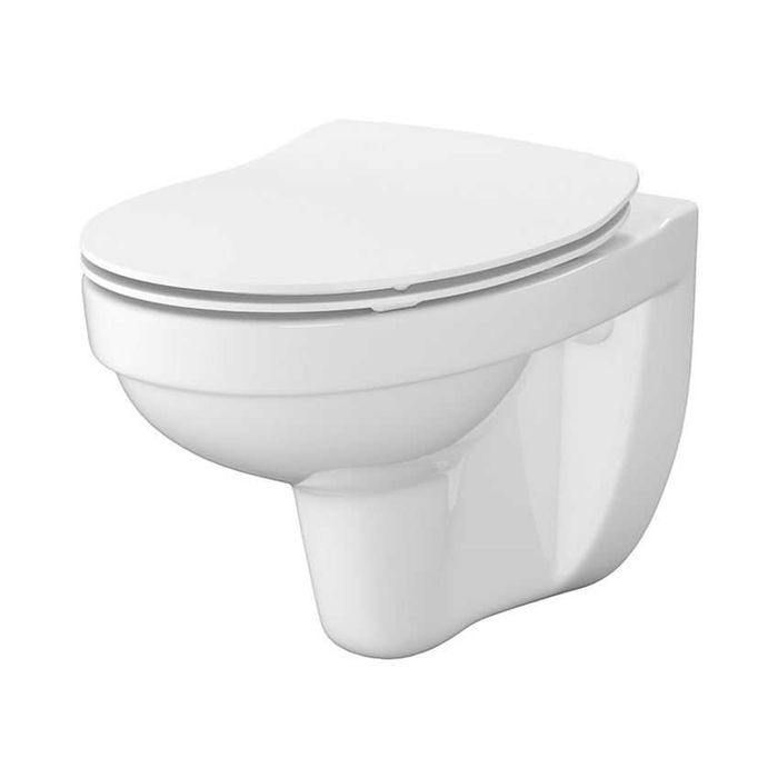 Miska WC podwieszana + deska wolnoopadająca