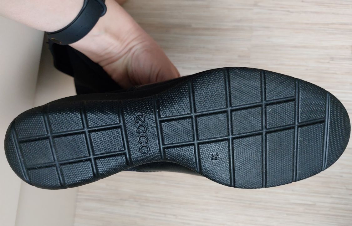 Чобітки чоботи весна/осінь Ecco оригінал, 38...39 р. Шкіра, Goretex