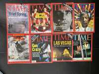 Conjunto de 8 Revistas Time International Anos 90